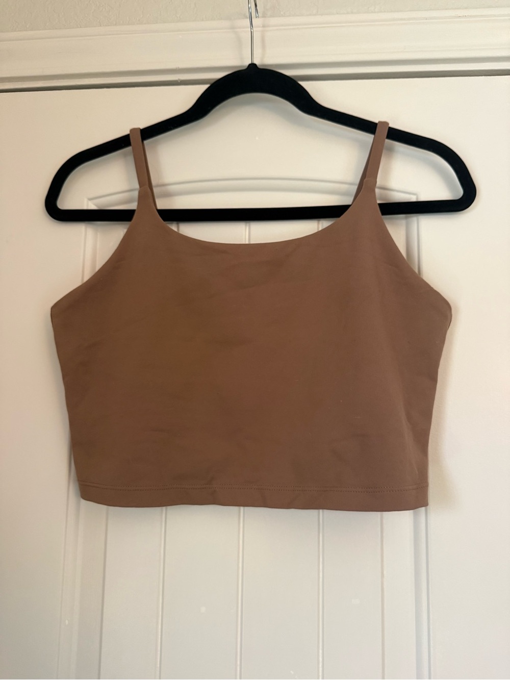 Avia Nude Brown Cropped Camisole Tank